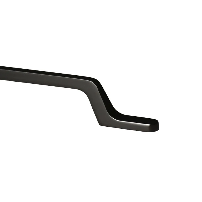 Меблева ручка скоба Kerron сіра 128 мм (S-2430-128 GR) - 2