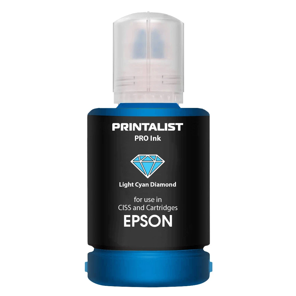 Чорнило PRINTALIST для Epson 140г Light Cyan водорозчинне (PL-INK-EPSON-LC) - 2