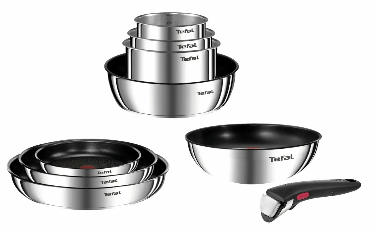 Набір посуду Tefal Ingenio Emotion, 5пр., нержавіюча сталь, бакеліт, сріблястий - 2