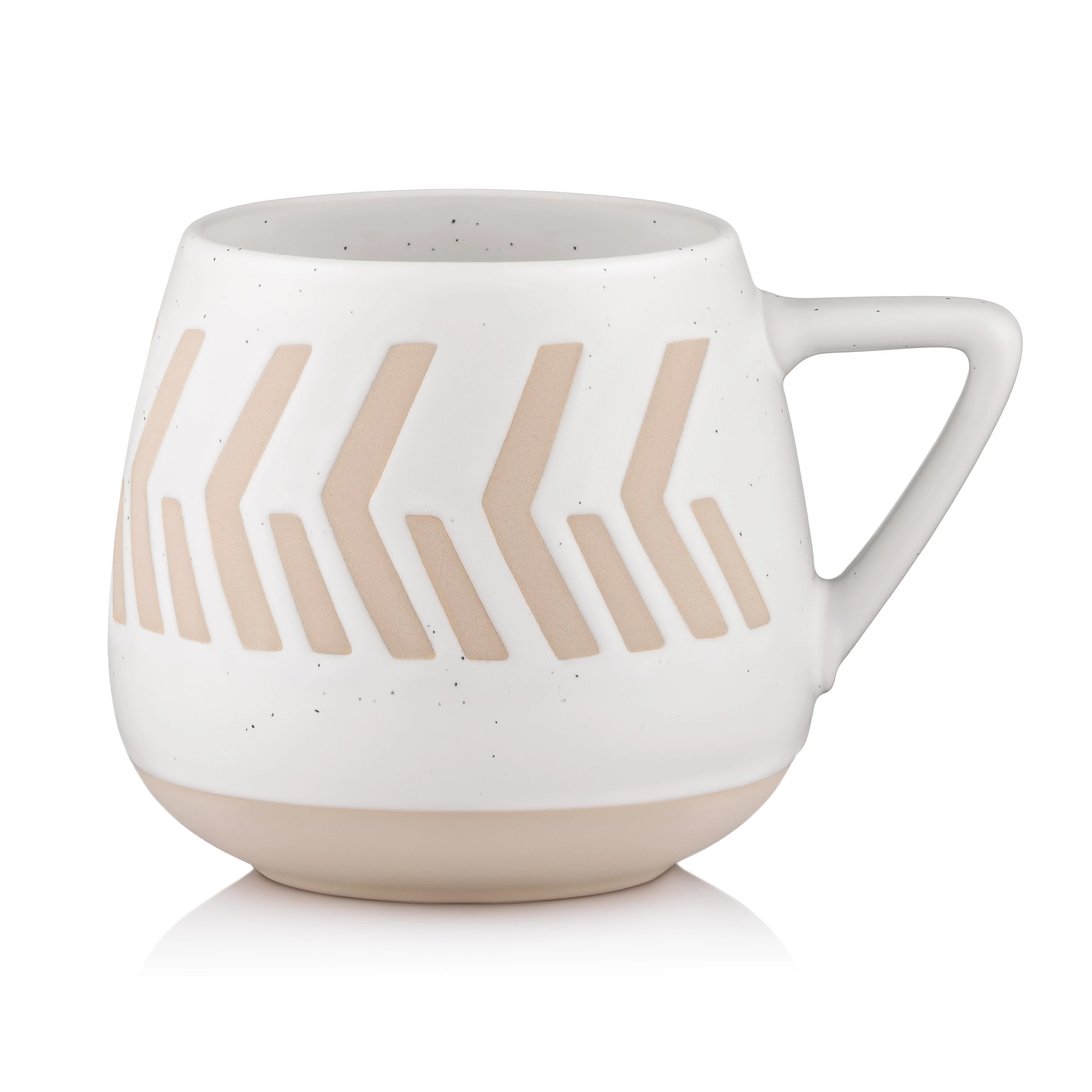 Чашка ARDESTO Auro, 440мл, кераміка, білий - 2