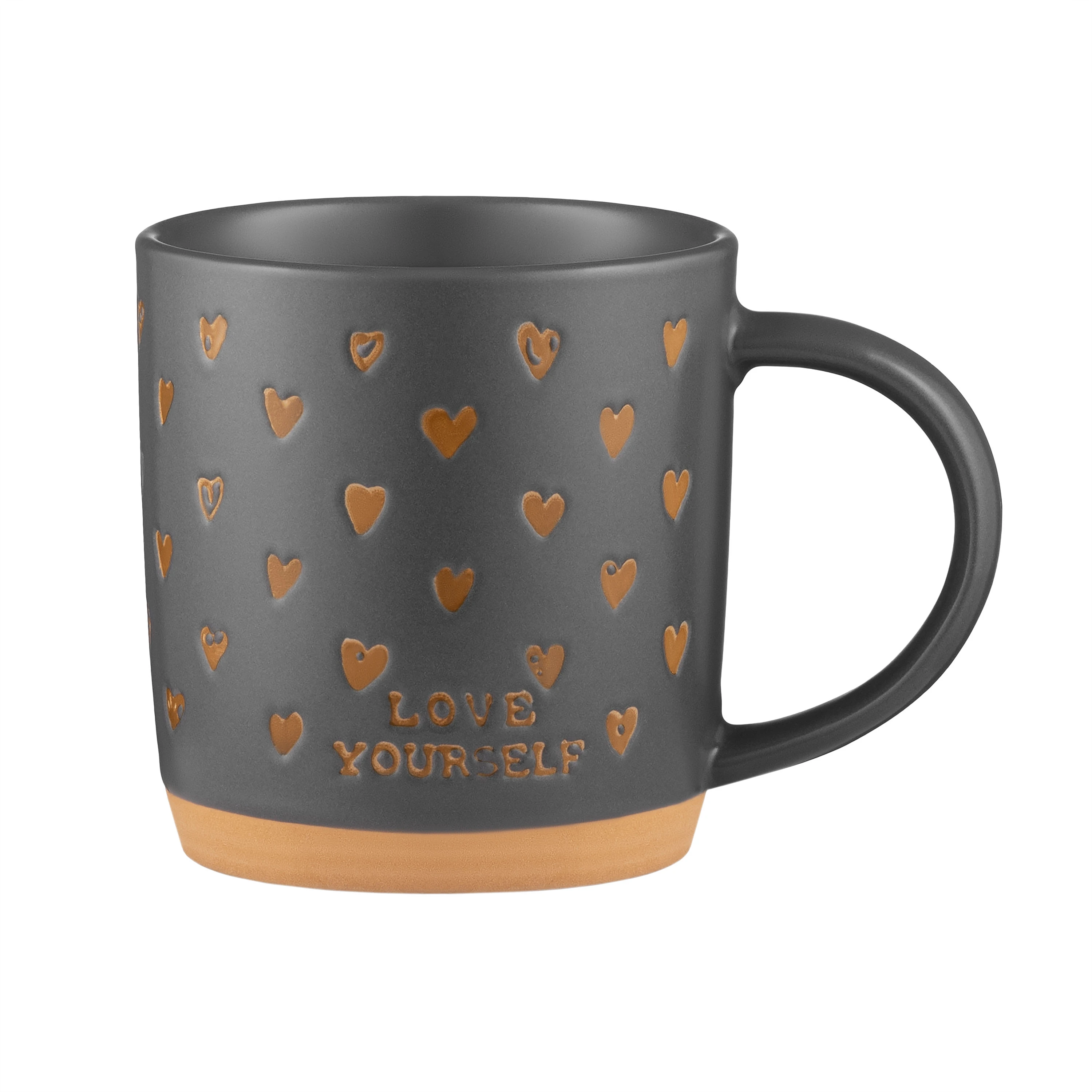 Чашка ARDESTO Alda, 365мл, кераміка, сірий