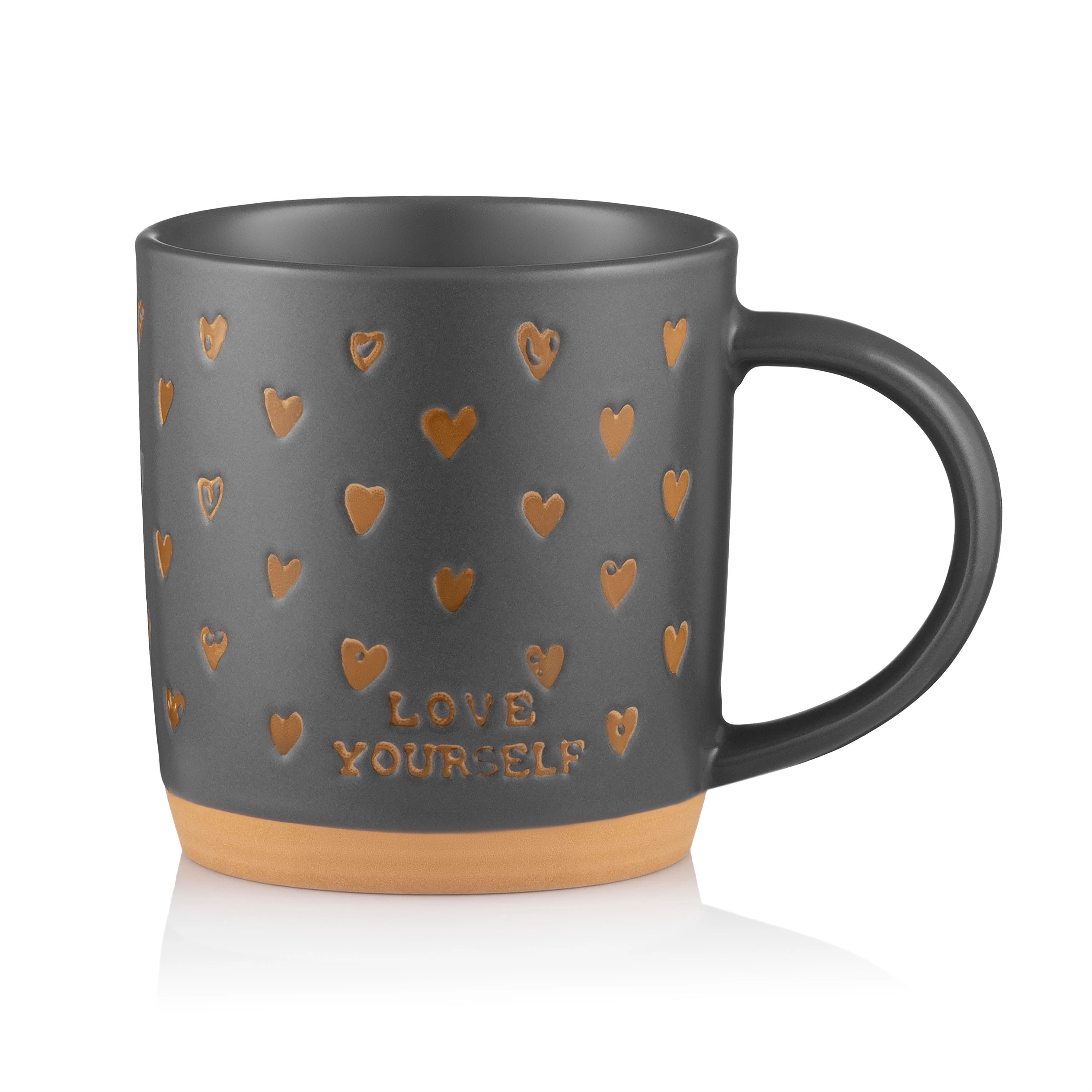 Чашка ARDESTO Alda, 365мл, кераміка, сірий - 2