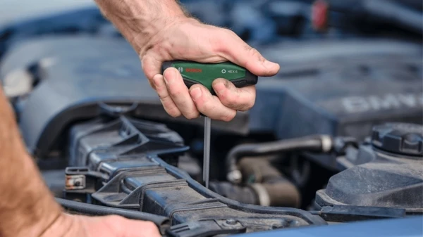 Викрутки шестигранні Bosch HEX 2-10мм Т-подібне руків'я набір 7шт - 2