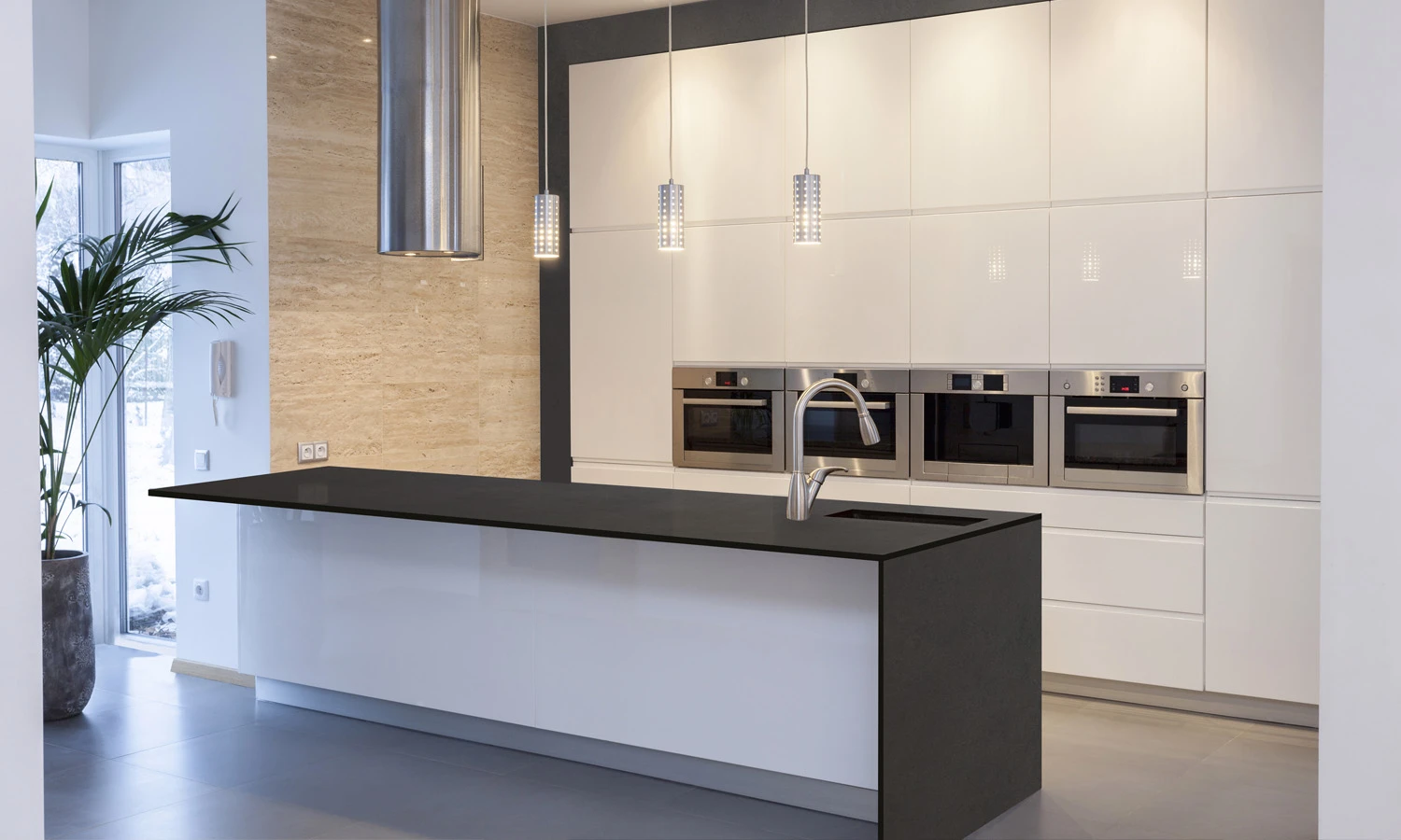 Плита LuxeForm S/W630/C Compact 1300х650, 12 мм чорний двухсторонній Астероїд - 2