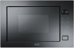 Мікрохвильова піч Franke вбудовувана, 25л, 900Вт, гриль, дисплей, сенсорн, чорний