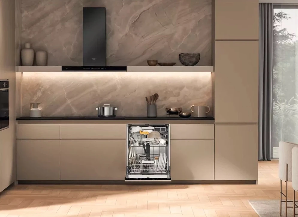 Посудомийна машина Whirlpool вбудована, 14компл., A+++, 60см, дисплей, 3й кошик, білий - 2