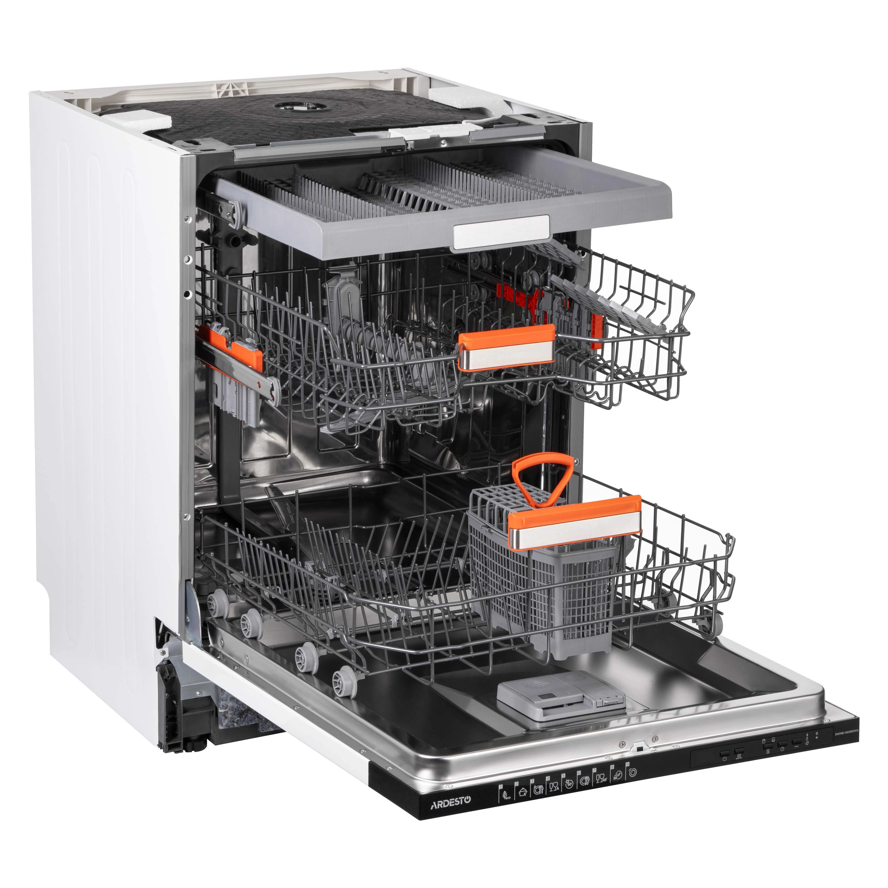 Посудомийна машина ARDESTO вбудовувана, 15компл., А+++, 60см, дисплей, 3й кошик, гігієн.обробка, авт