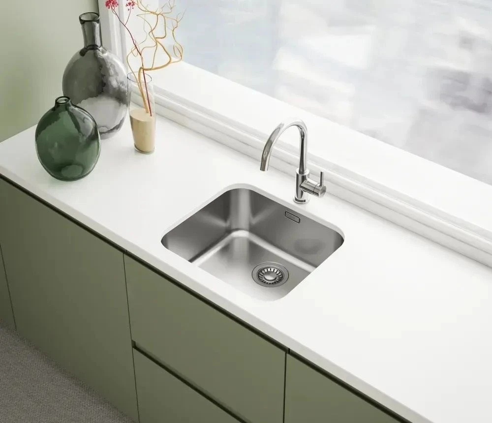 Мийка кухонна Franke Smart, нерж.сталь, прямокутник, без крила, 500х400мм, чаша - 1, монтаж під стіл - 2