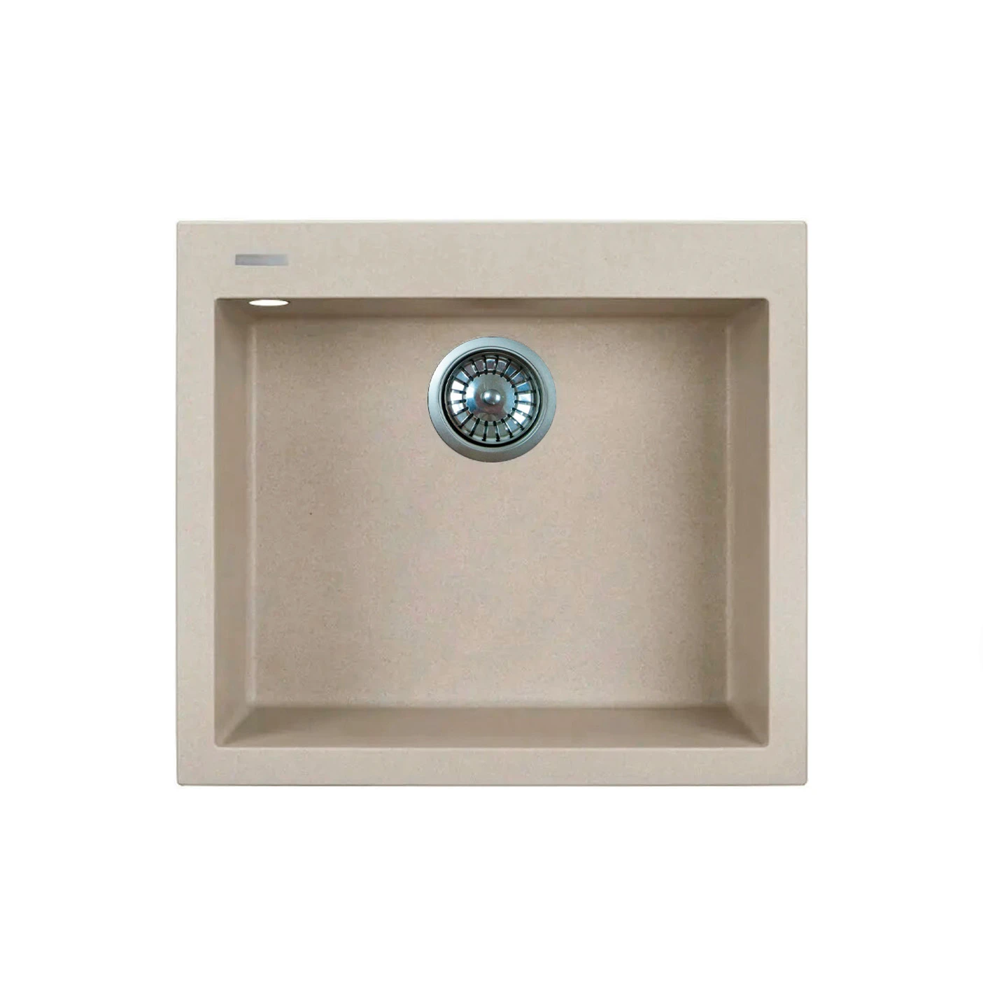 Мийка кухонна Adamant Univer, штучний камінь, квадрат, без крила, 560х500х200мм, чаша - 1, врізна, A