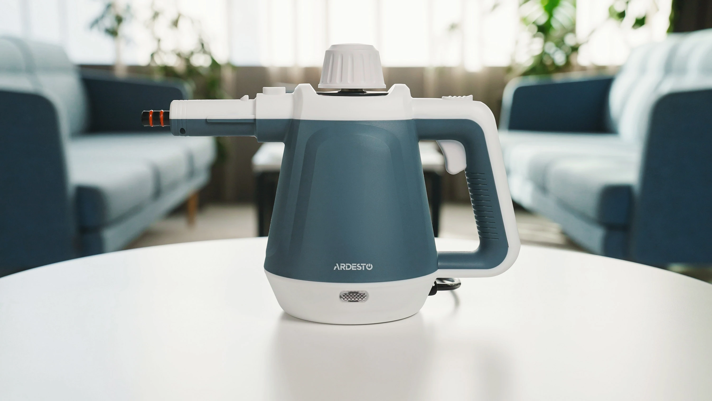 Пароочисник ARDESTO, 1200Вт, 400мл, 3.5Бар, білий+ синій - 2