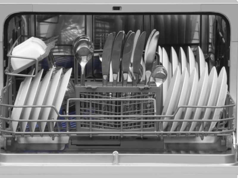 Посудомийна машина Hansa настільна, 6компл., A+, 55см, дисплей, чорний - 2