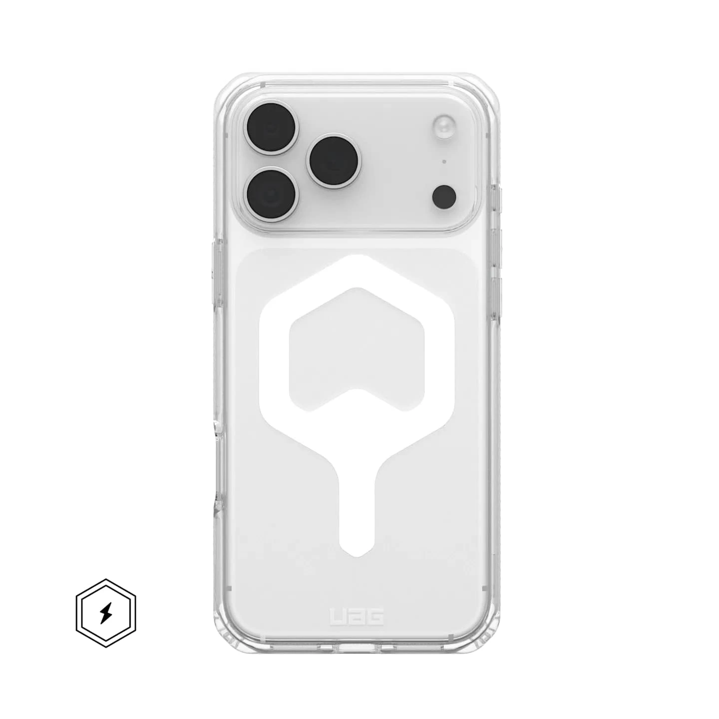 Чохол UAG для iPhone 17 Pro Max, Plyo MagSafe, Ice/White