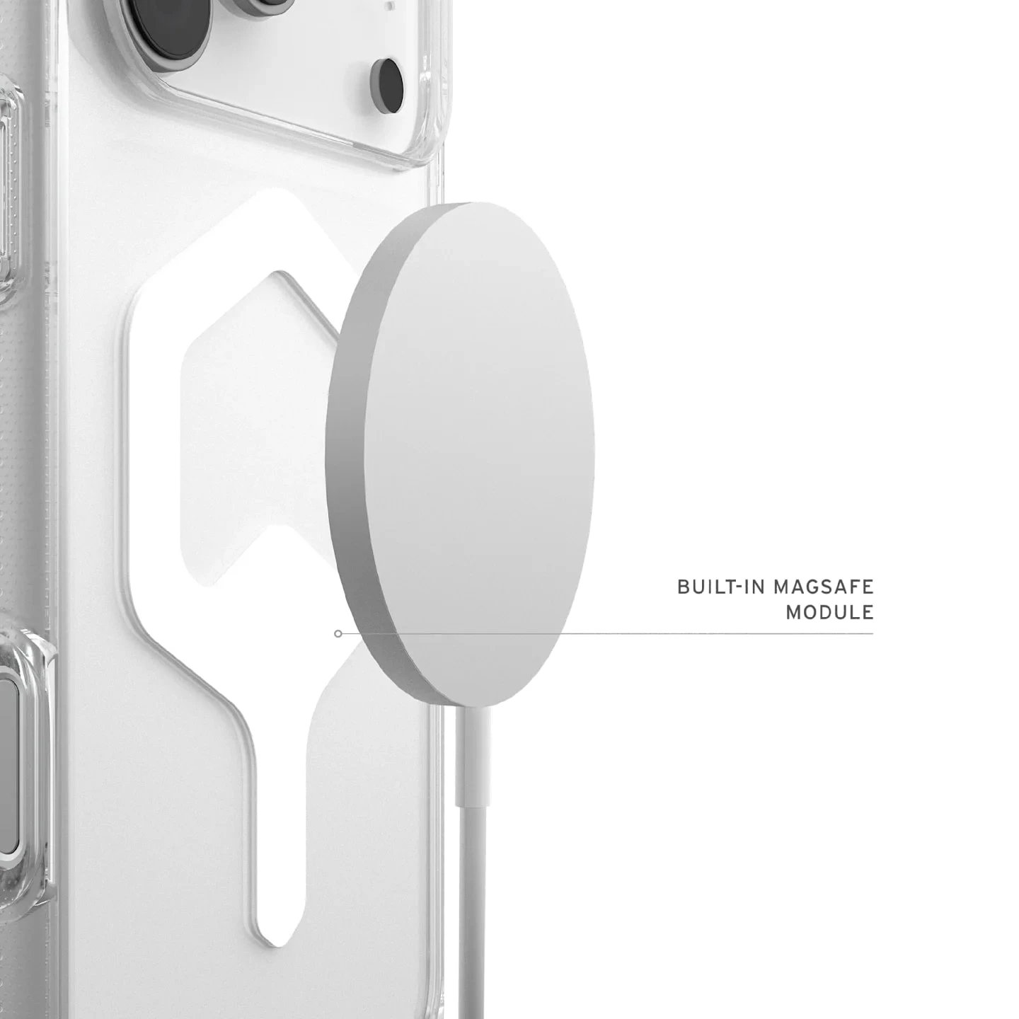 Чохол UAG для iPhone 17 Pro Max, Plyo MagSafe, Ice/White - 2