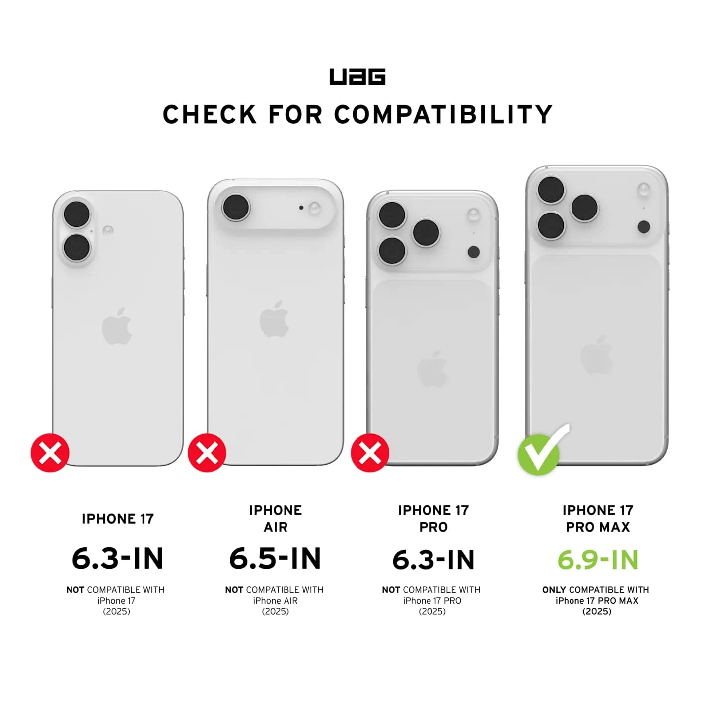 Чохол UAG для iPhone 17 Pro Max, Essential Armor MagSafe, Ash - 2