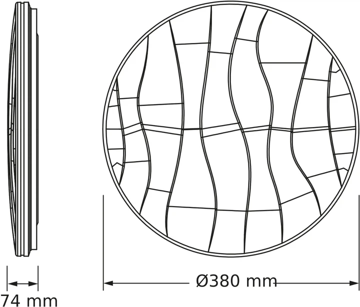 Світильник накладний OSRAM CEILING PAVO 380мм Round 24Вт 4000K - 2