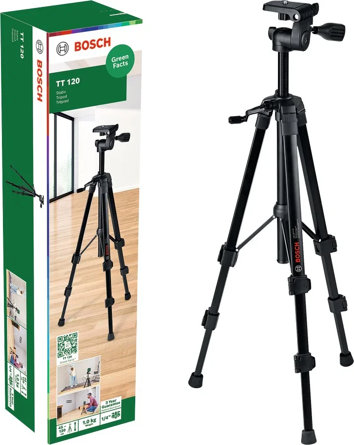 Штатив BOSCH TT 120 1/4", 45-120см, 0.98кг - 2