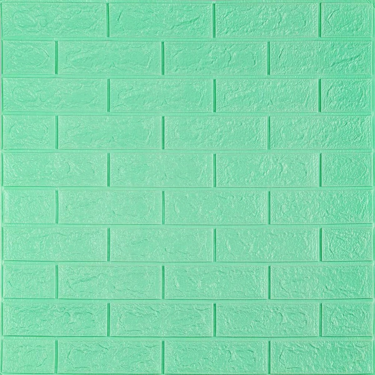3D панель самоклеюча 700х770х5мм цегла М'ята (012-5) SW-00000148