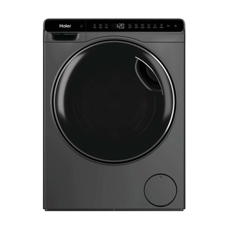 Пральна машина Haier фронтальна, 5кг, 1200, A, 42.3см, дисплей, інвертор, люк чорний, Wi-Fi, висота