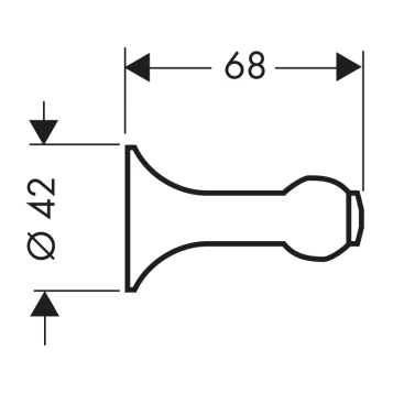 Axor Terrano - гачок HANSGROHE 4138300 - 2