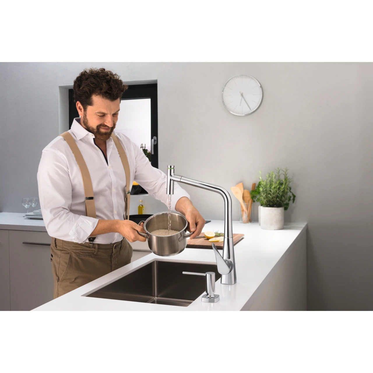 Hansgrohe Дозатор для жидкого милу A71, хром - 2