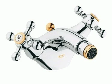 SINFONIA-змішувач GROHE 24003000 IG на біде, хром-золото