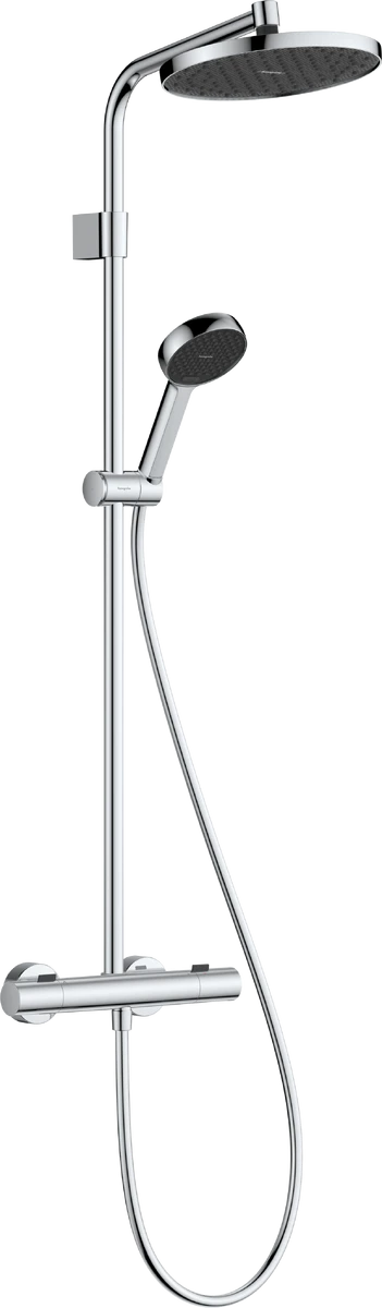 ACTIVERA S 240 1jet EcoSmart Showerpipe душова система з термостатом, хром