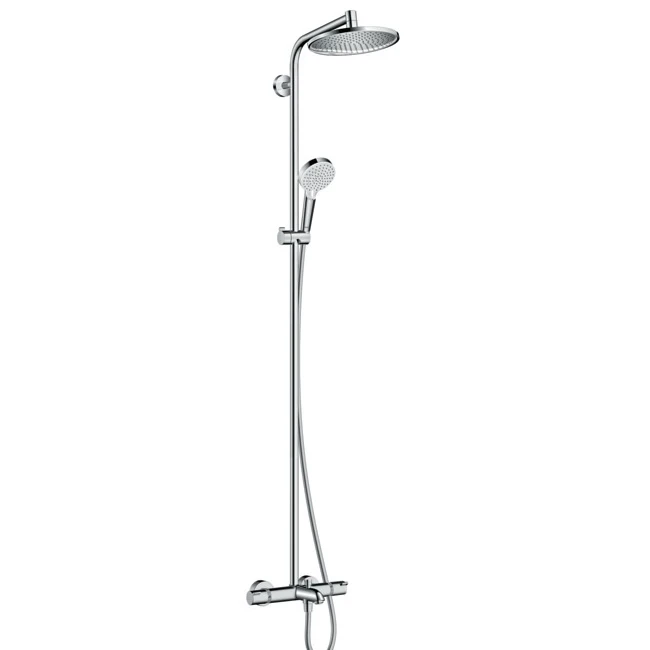 CROMETTA S 240 Showerpipe душова система  з термостатом для ванни, хром