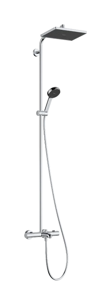 ACTIVERA Q 290/180 1jet EcoSmart Showerpipe душова система з термостатом для ванни, хром
