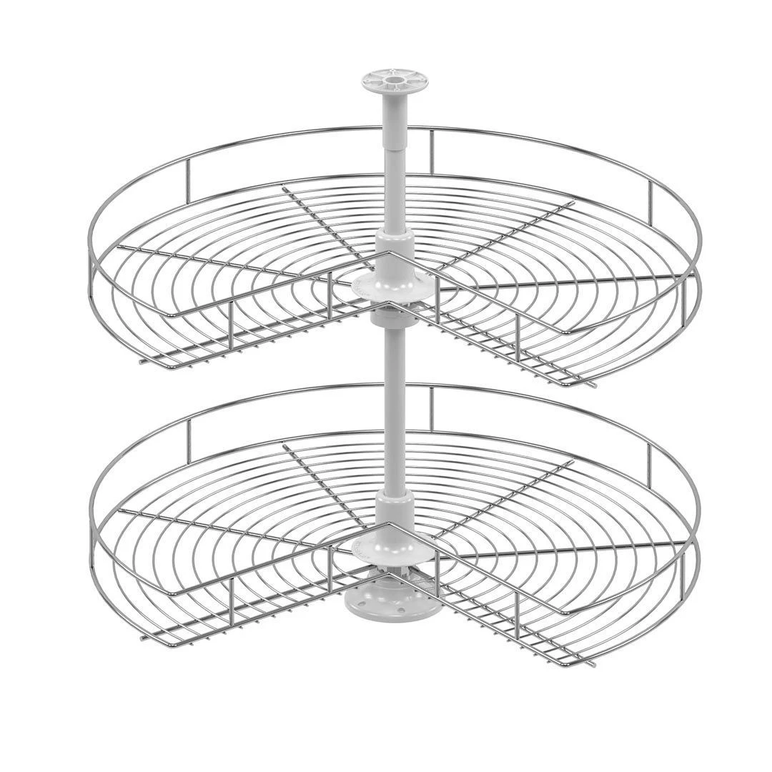Карусель 3/4 d=600 х 650-700 хром, S-3020 - 2