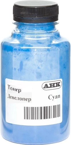 Тонер+девелопер АНК бутль 300г Cyan (50000938)
