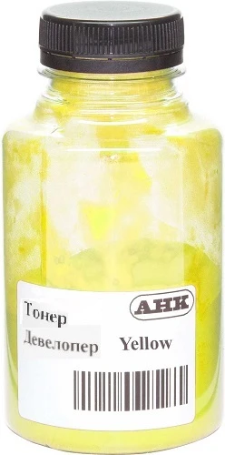Тонер+девелопер АНК бутль 300г Yellow (50000940)