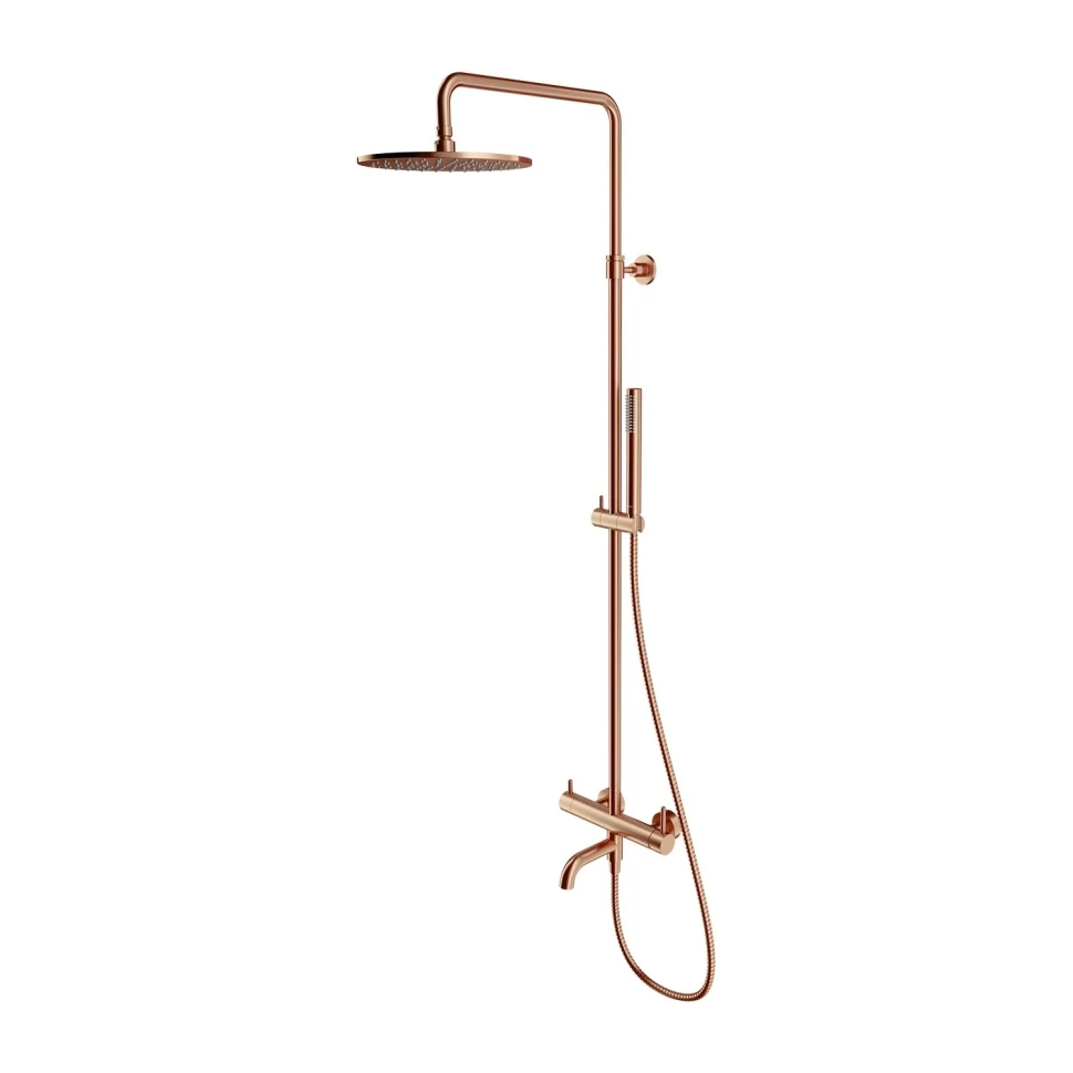 душова система Omnires Y brushed copper (Y1234MCPB)