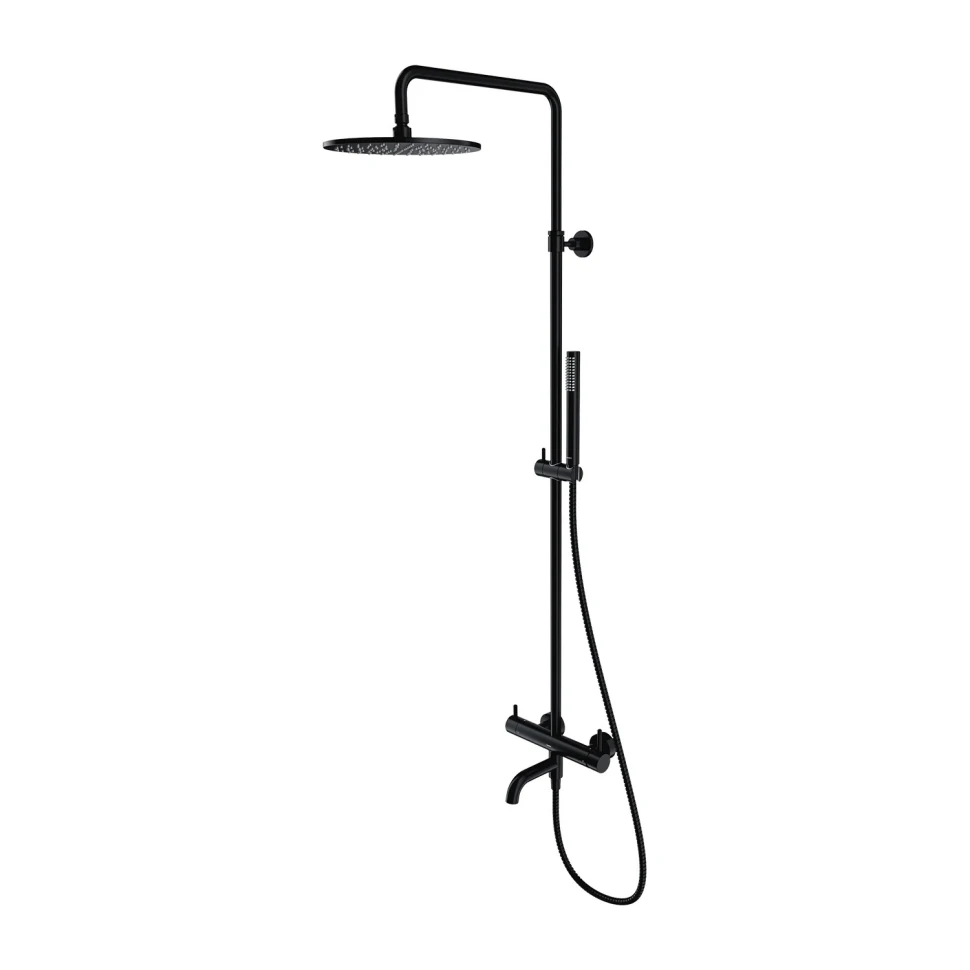 душова система Omnires Y semi-matt black (Y1234MBL)