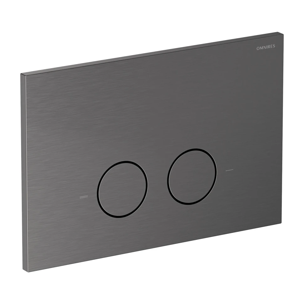 інсталяція Omnires Flush Set, панель змиву STEEL-R45, brushed anthracite (STFWC1R45-RAT)