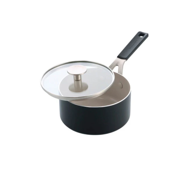 Ківш з кришкою KitchenAid АС, 16 см, 1,58 л, з керамічним покриттям, матовий чорний (CC009728-001)