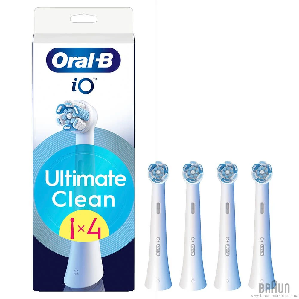 Насадки для електр. зубної щітки Oral-B iO RB CWF-4 Ultimate Clean (4)