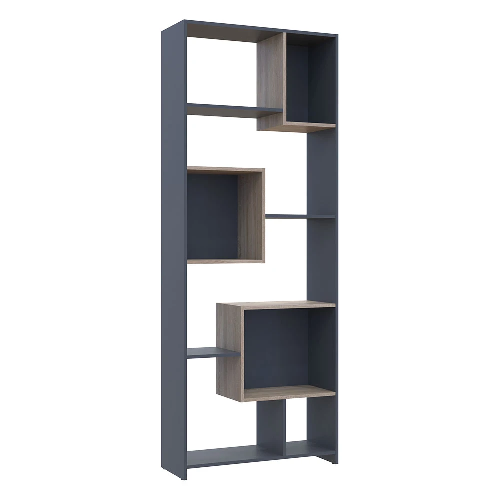 Етажерка Висока Doros B1S Графіт/Дуб Сонома 81х30х210 (DRS-011566) - 2