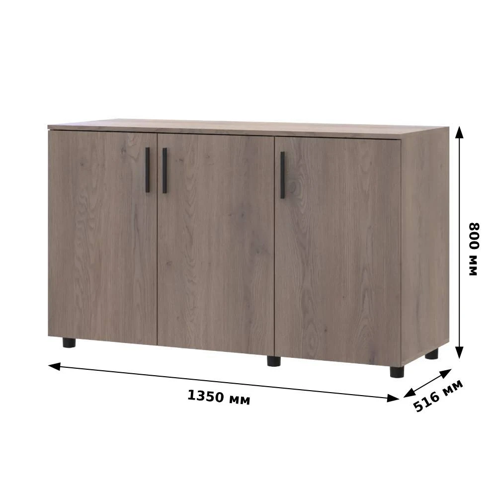 Комод Doros Торн Кремона Канноло 3 ДСП 135х51.6х80 (DRS-012100) - 2