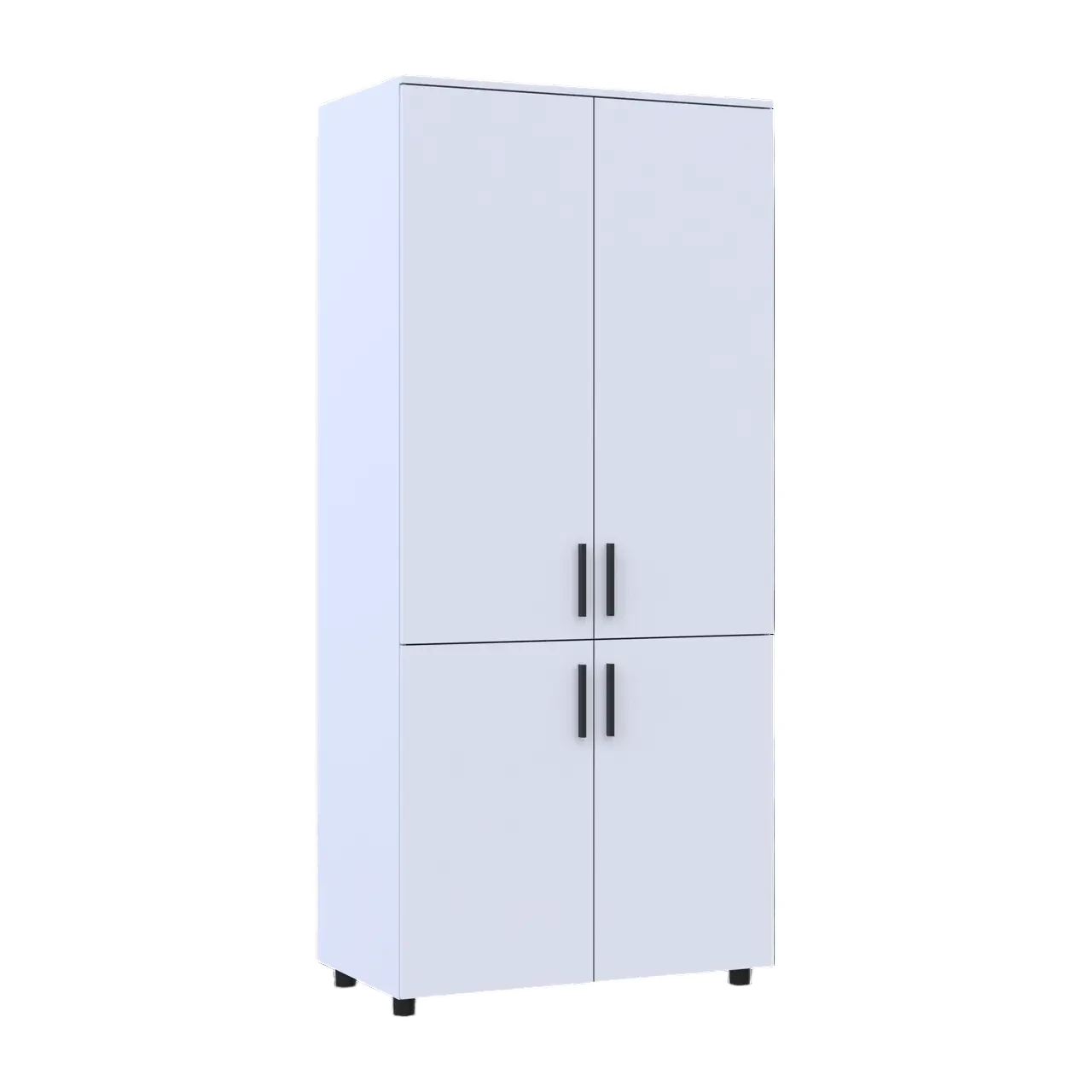 Шафа для одягу Doros Торн Білий 2 ДСП (штанга) 90х51.6х200 (DRS-012019) - 2