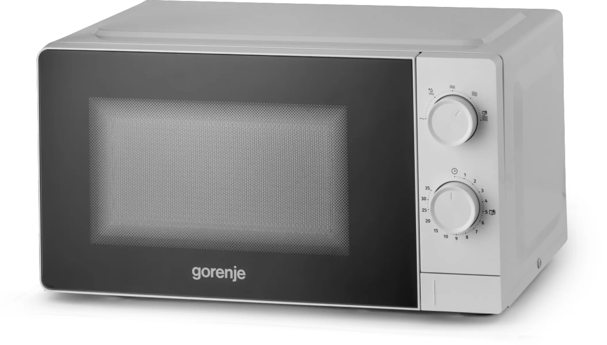 Мікрохвильова піч Gorenje, 20л, мех. керув., 700Вт, білий - 2