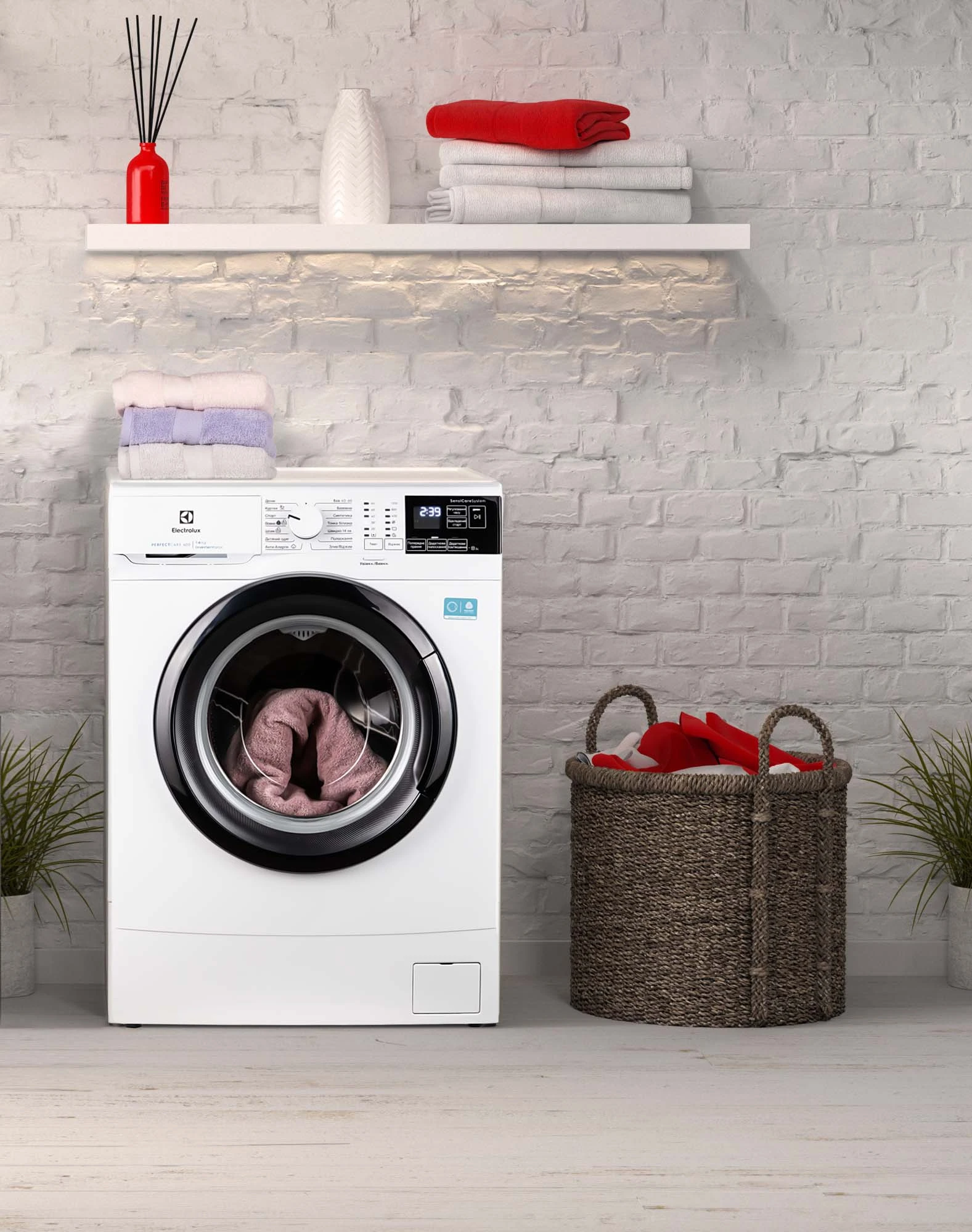 Пральна машина Electrolux фронтальна, 6кг, 1200, A, 41см, дисплей, інвертор, білий - 2