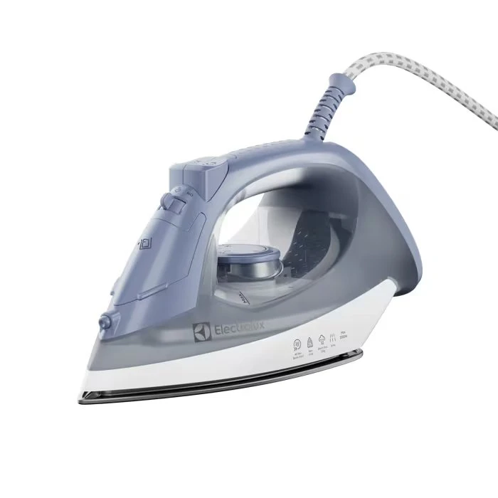 Праска Electrolux компактна, 2000Вт, 200мл, паровий удар 80гр, керам. підошва, синій