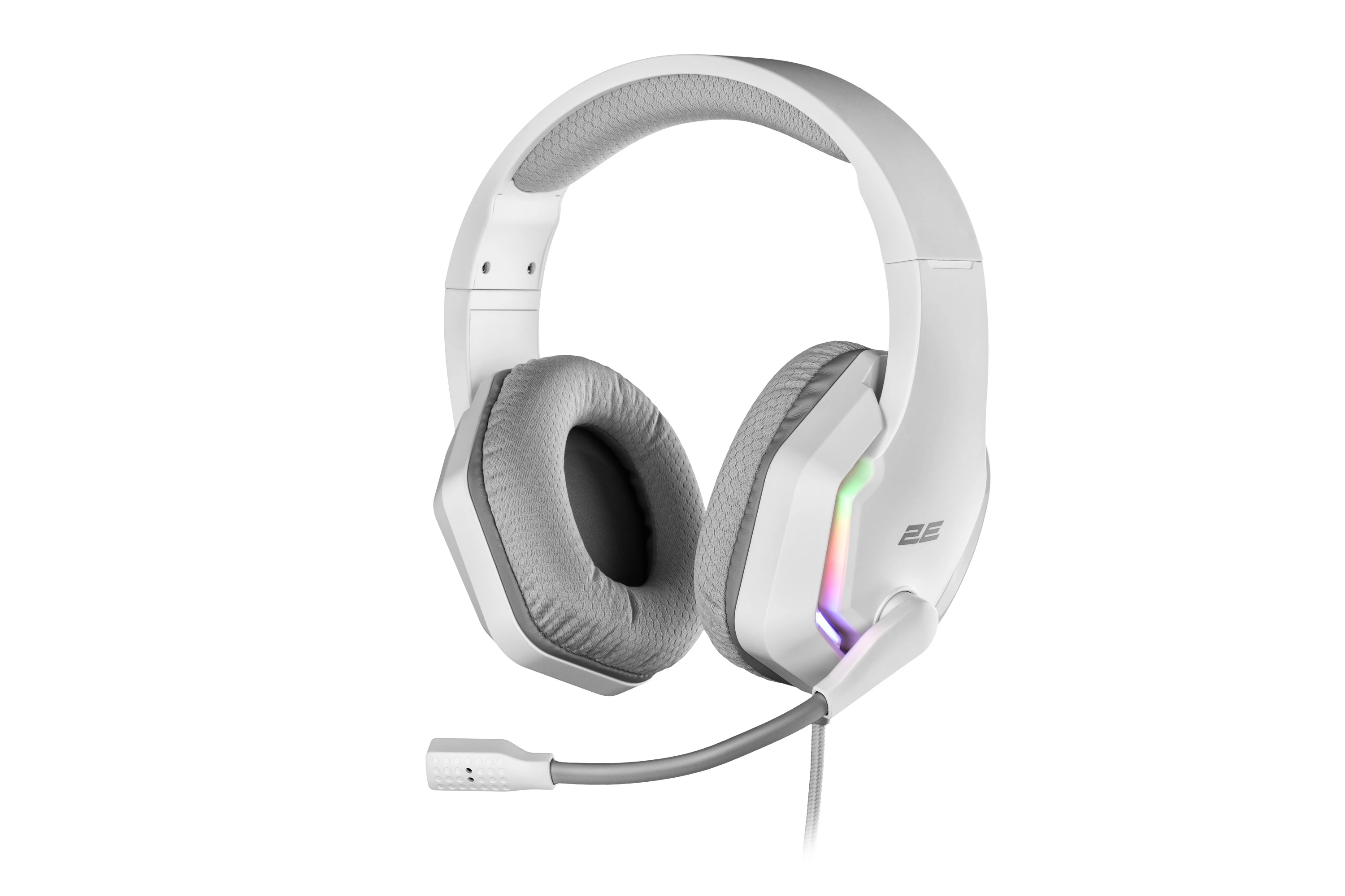Гарнітура ігрова 2E GAMING HG315, 7.1, USB-A, RGB, 2м, білий - 2