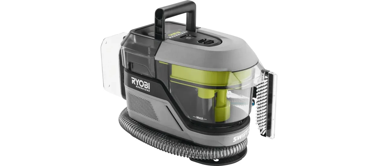Пилосос акумуляторний миючий Ryobi ONE+ RDC18BL-0 18В 73Вт контейнер для води чиста/брудна 1/0.6л 4. - 2