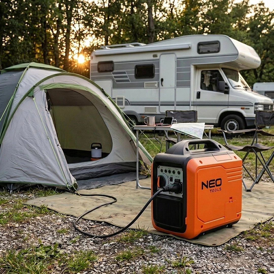 Генератор бензиновий інверторний Neo Tools 230В, 1.8/2.0кВт, ручний стартер, 18кг - 2