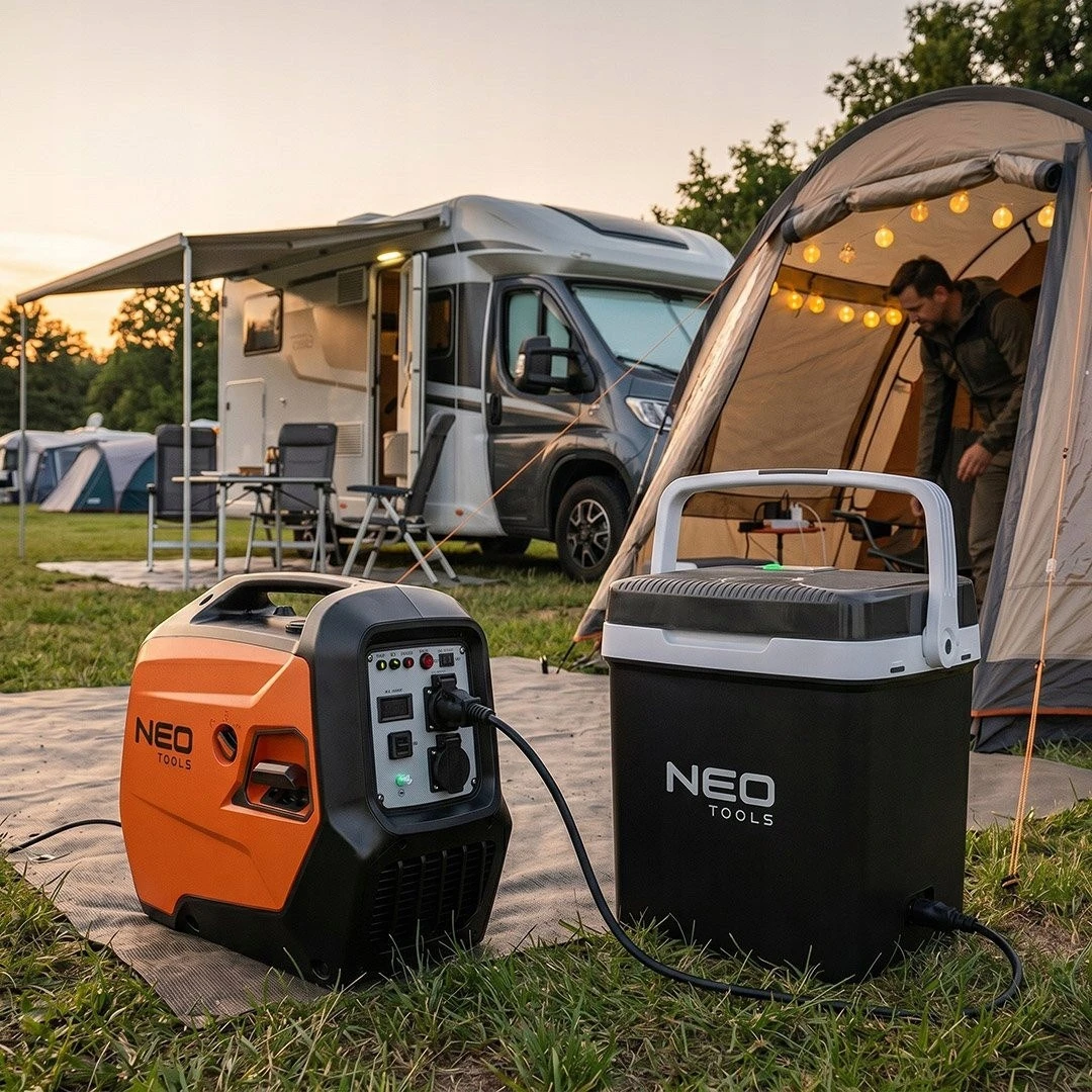 Генератор бензиновий інверторний Neo Tools 230В, 3/3.2кВт, ручний стартер, USB Type C 5, 22кг - 2