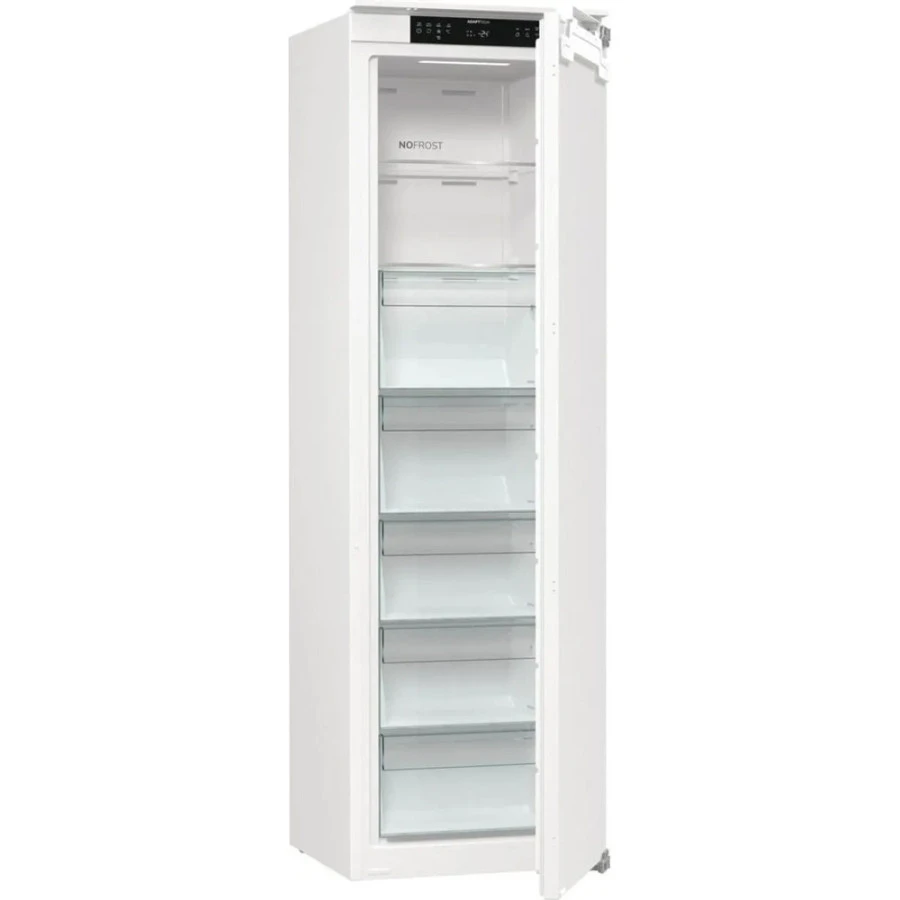 Морозильна камера Gorenje вбудована, 177x54х55, 235л, А+, NF, диспл, білий - 2