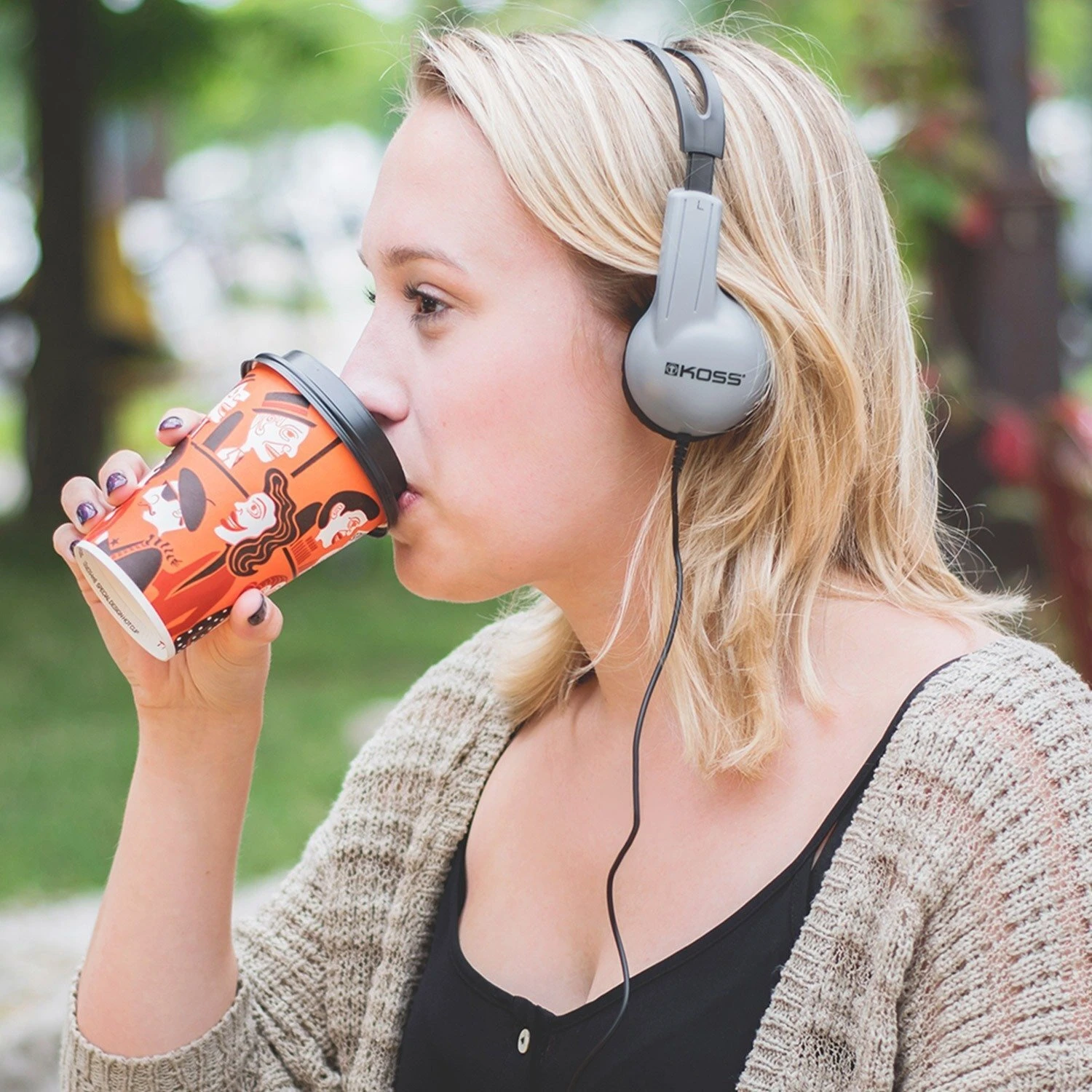 Навушники Over-ear Koss UR10 3.5 mini-jack Сірий - 2