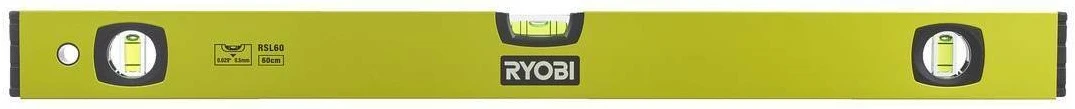Рівень Ryobi RSL60, 60см, 3 капсули, точність 0.5мм/м