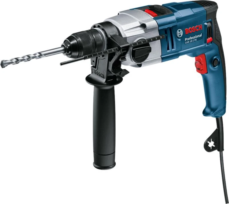 Дриль ударний Bosch Professional GSB 18-2 RE 800Вт 1,5-13мм 0-1100/3000об/хв 2.6кг